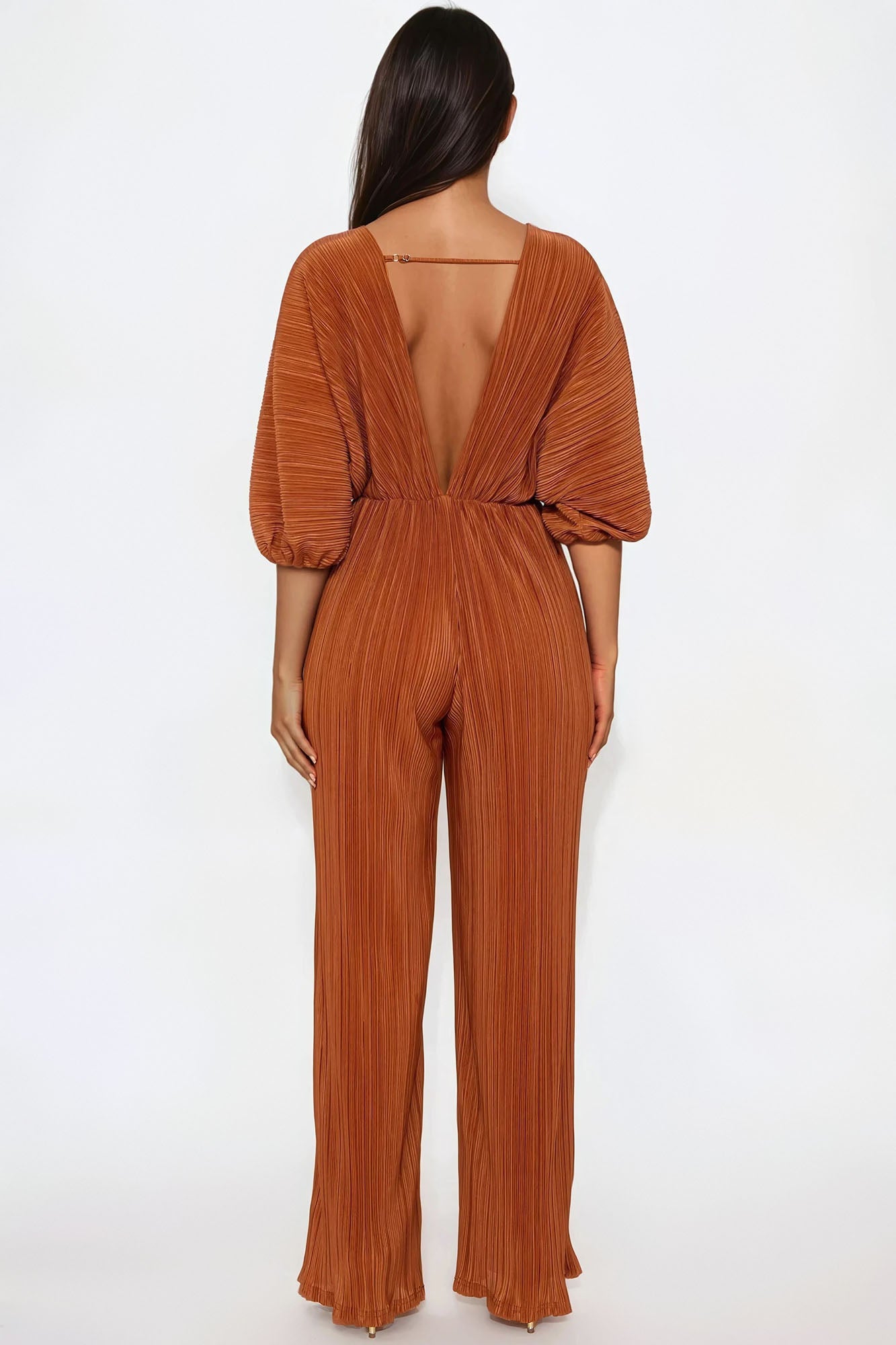 After Hours Jumpsuit - Cognac