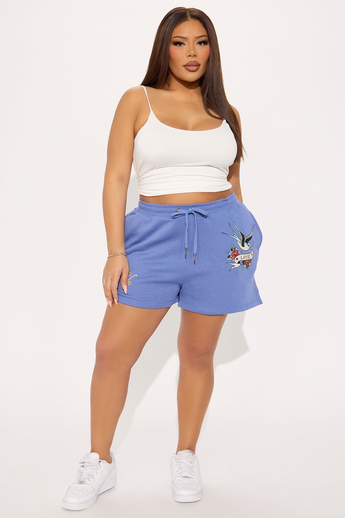 Ed Hardy Brave Eagle Shorts - Blue