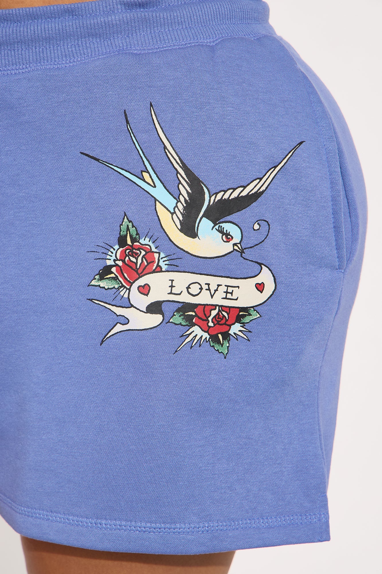 Ed Hardy Brave Eagle Shorts - Blue