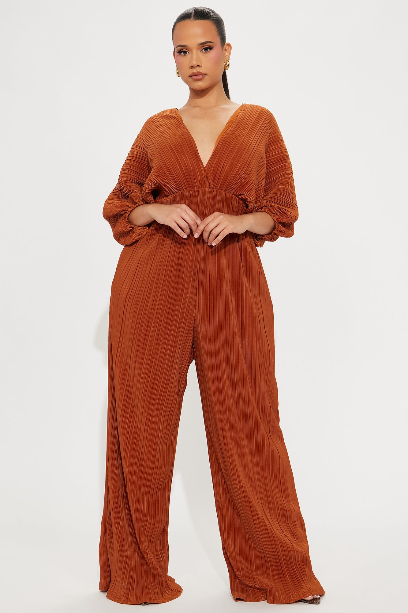 After Hours Jumpsuit - Cognac