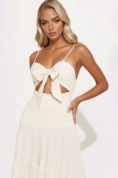 Montego Bay Jumpsuit - Cream