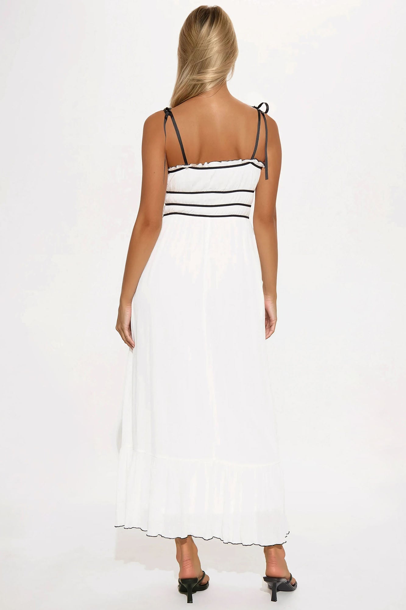 Girl Brunch Maxi Dress - White