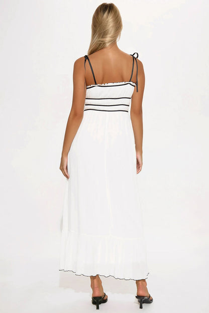 Girl Brunch Maxi Dress - White