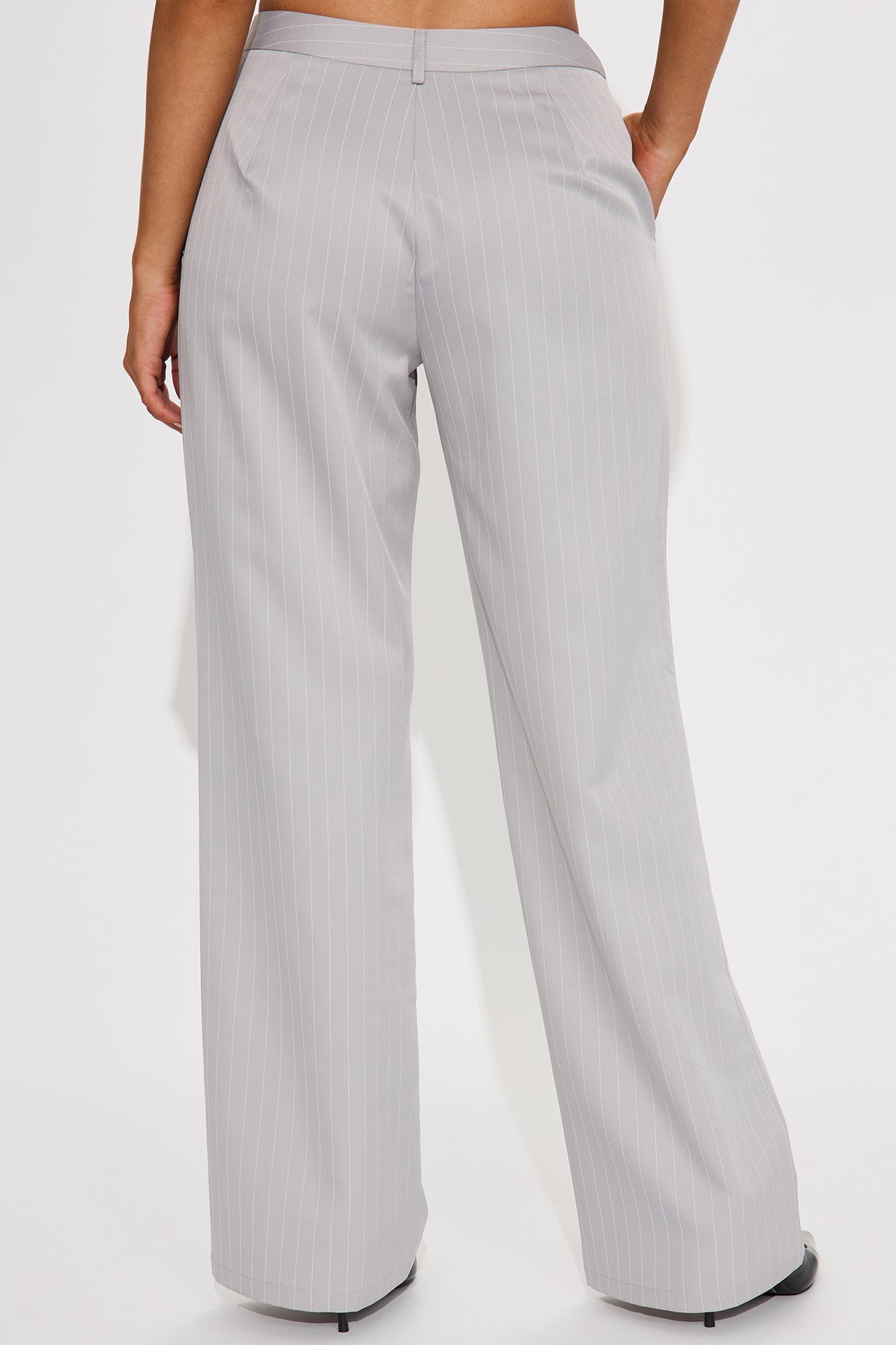 Kelsey Pinstripe Trouser - Grey