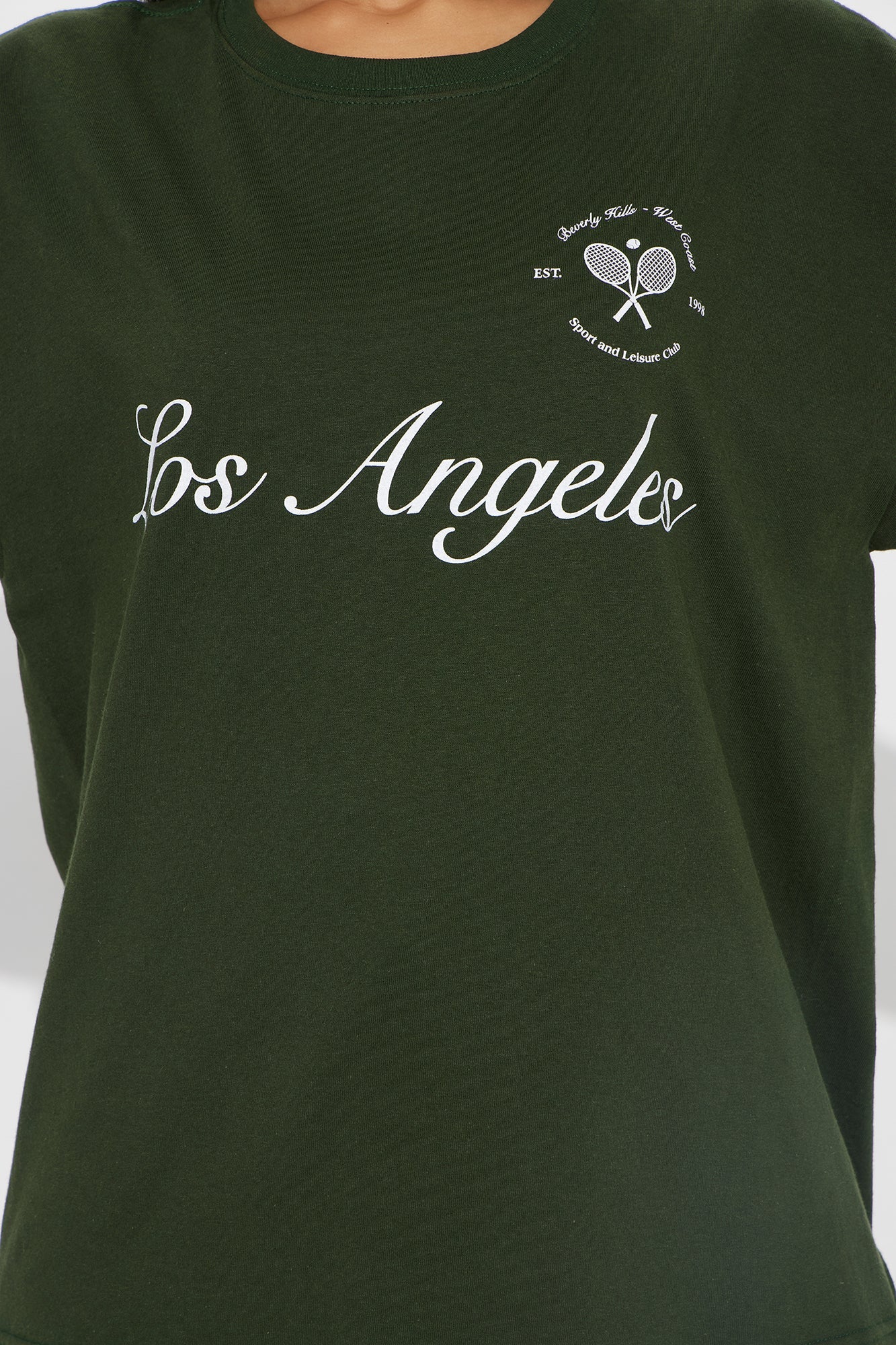 Meet Me At The Court Tee - Hunter Green