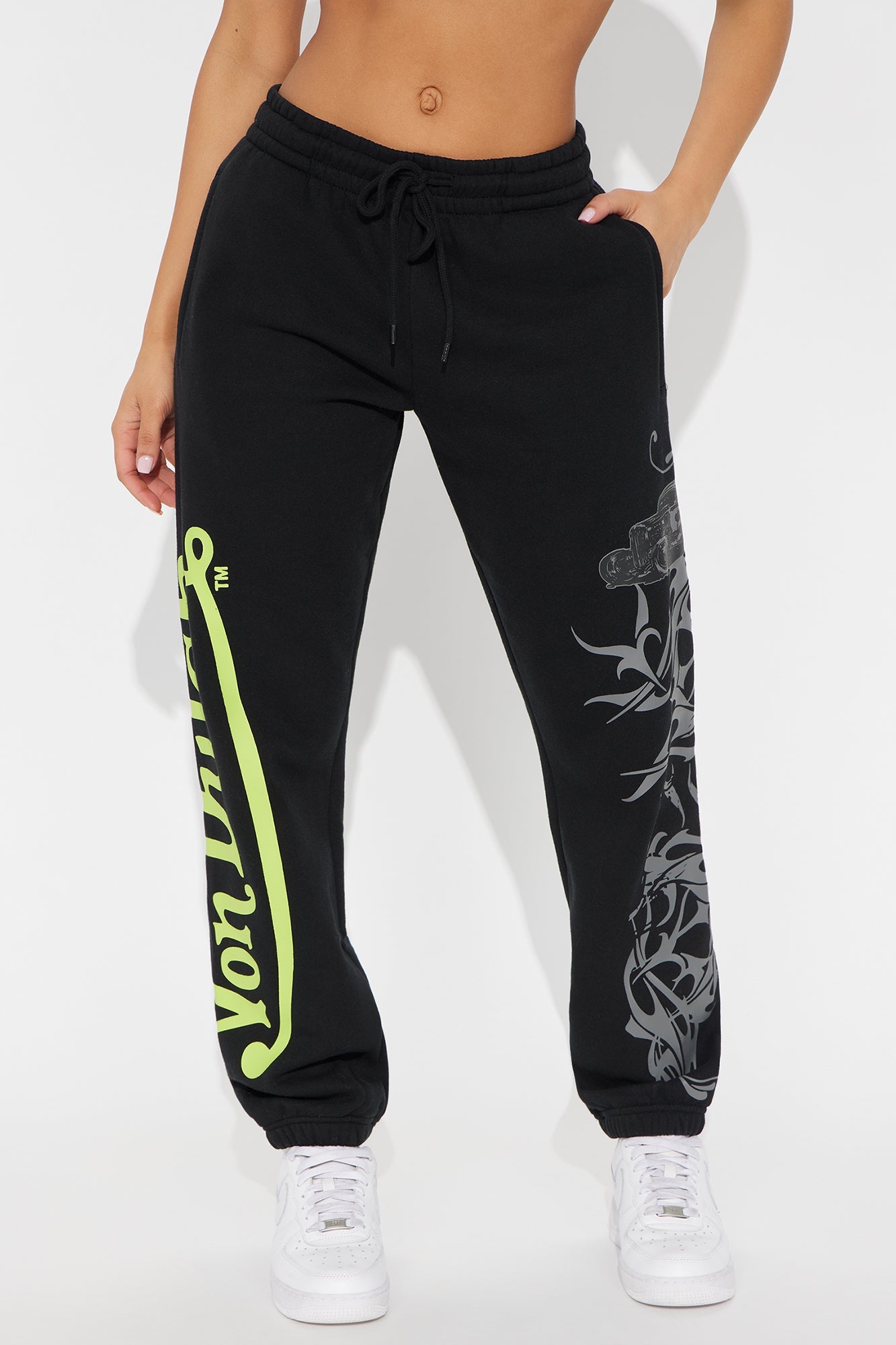 Von Dutch Car Show Jogger - Black/Green