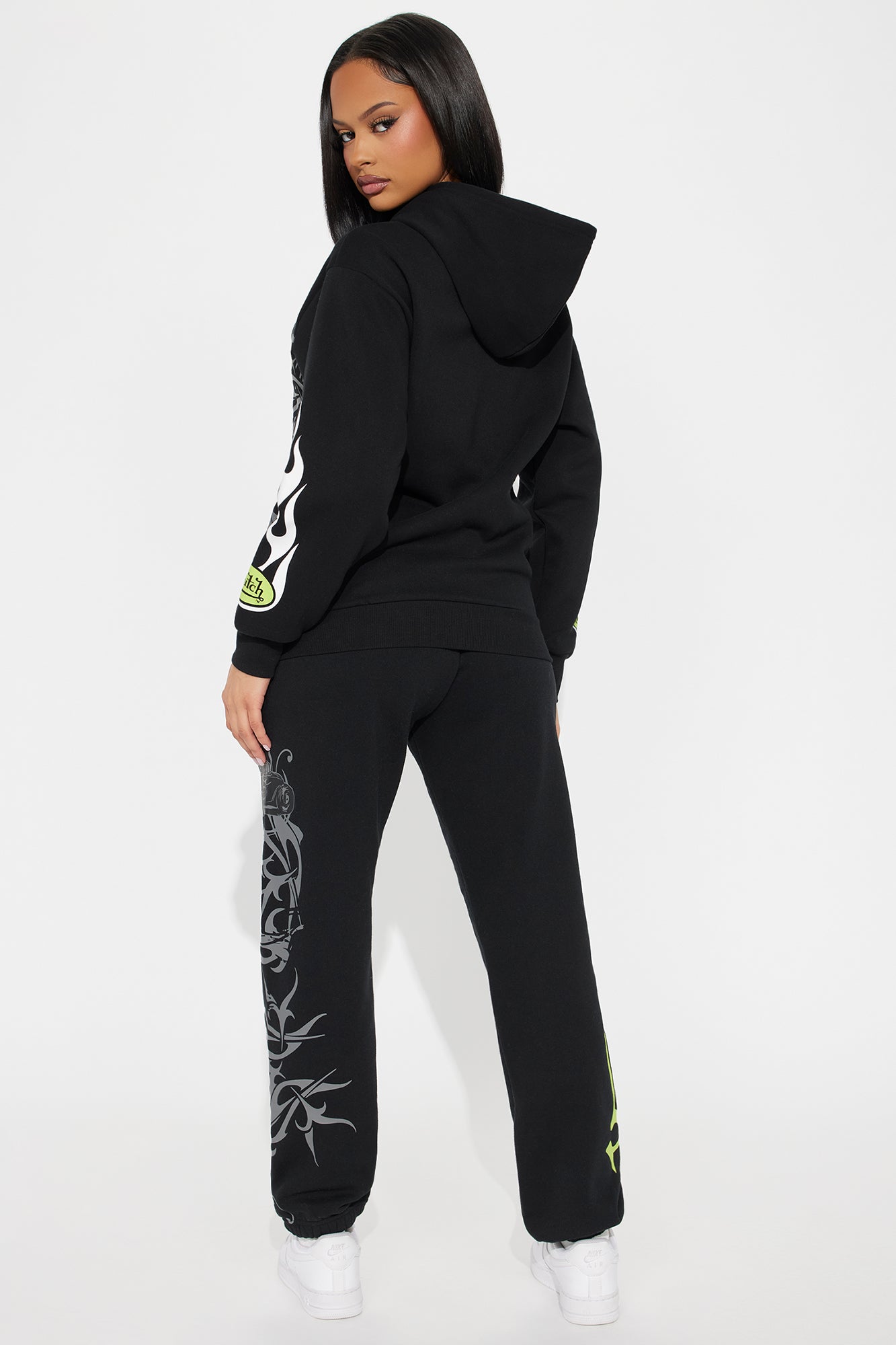 Von Dutch Car Show Jogger - Black/Green