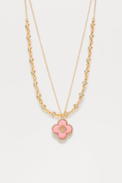 Tami Twinkle Necklace - Pink