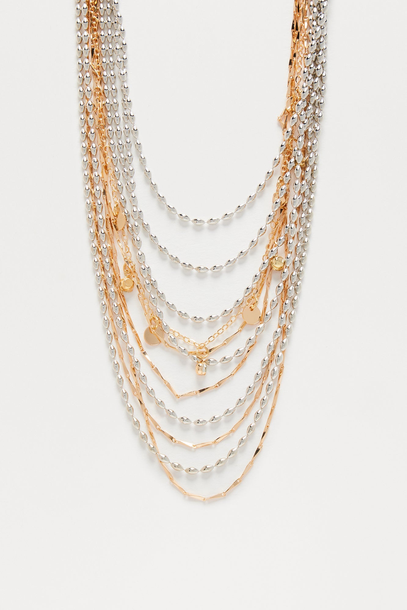 Like You Promised Layered Necklace - Multi Color
