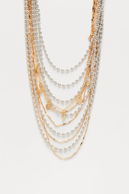 Like You Promised Layered Necklace - Multi Color