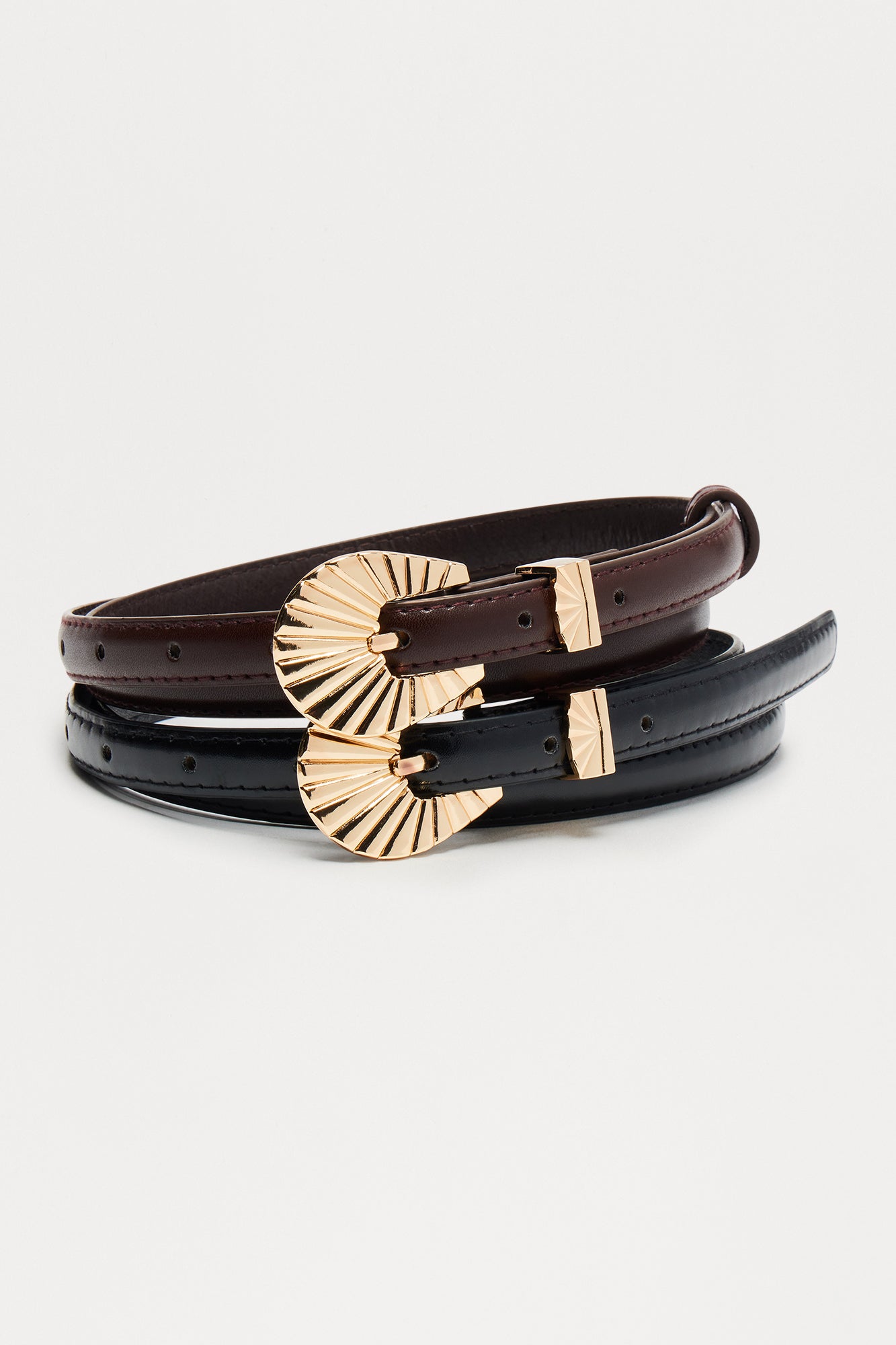 Rising Up Duo Belt Set - Black/Brown