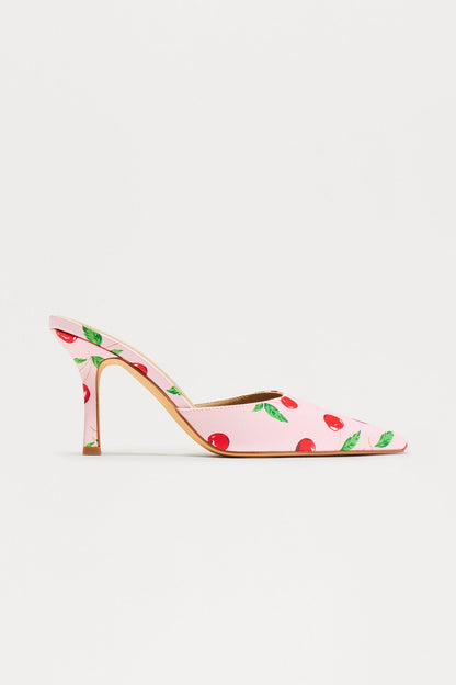 Sweet Cherries Pumps - Pink