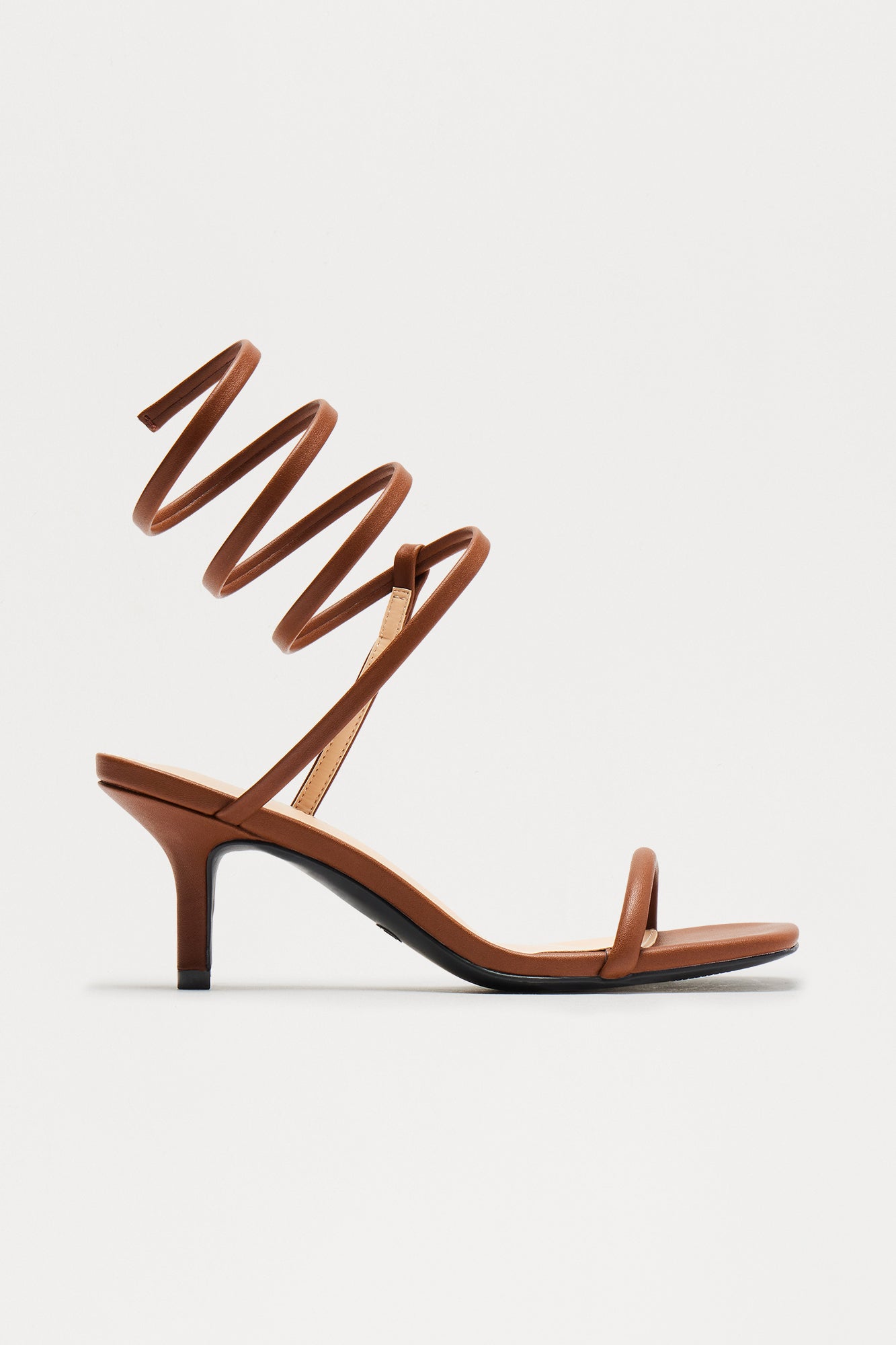 All Time Fav Wrap Up Heels - Chocolate