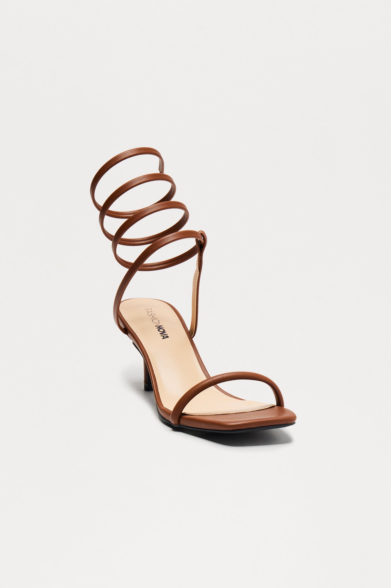 All Time Fav Wrap Up Heels - Chocolate