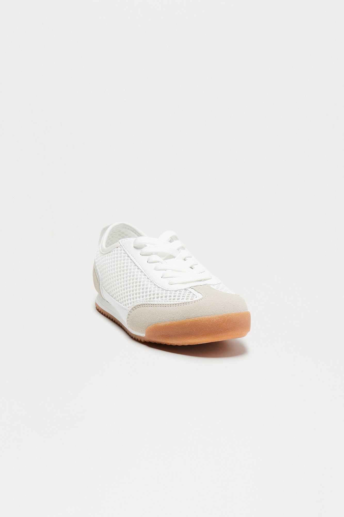 Tyson Knit Sneakers - White