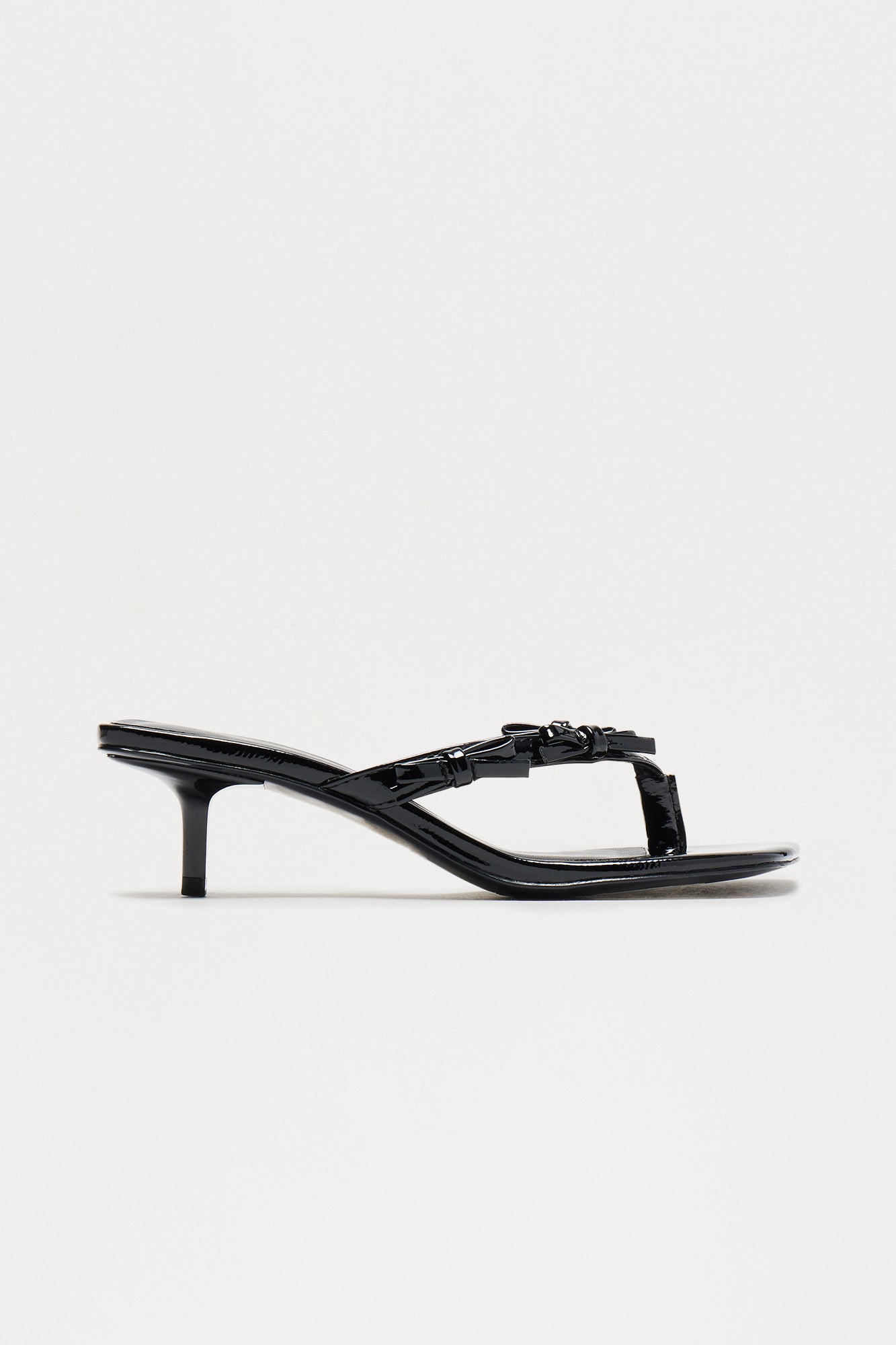 Lev Bow Kitten Heels - Black
