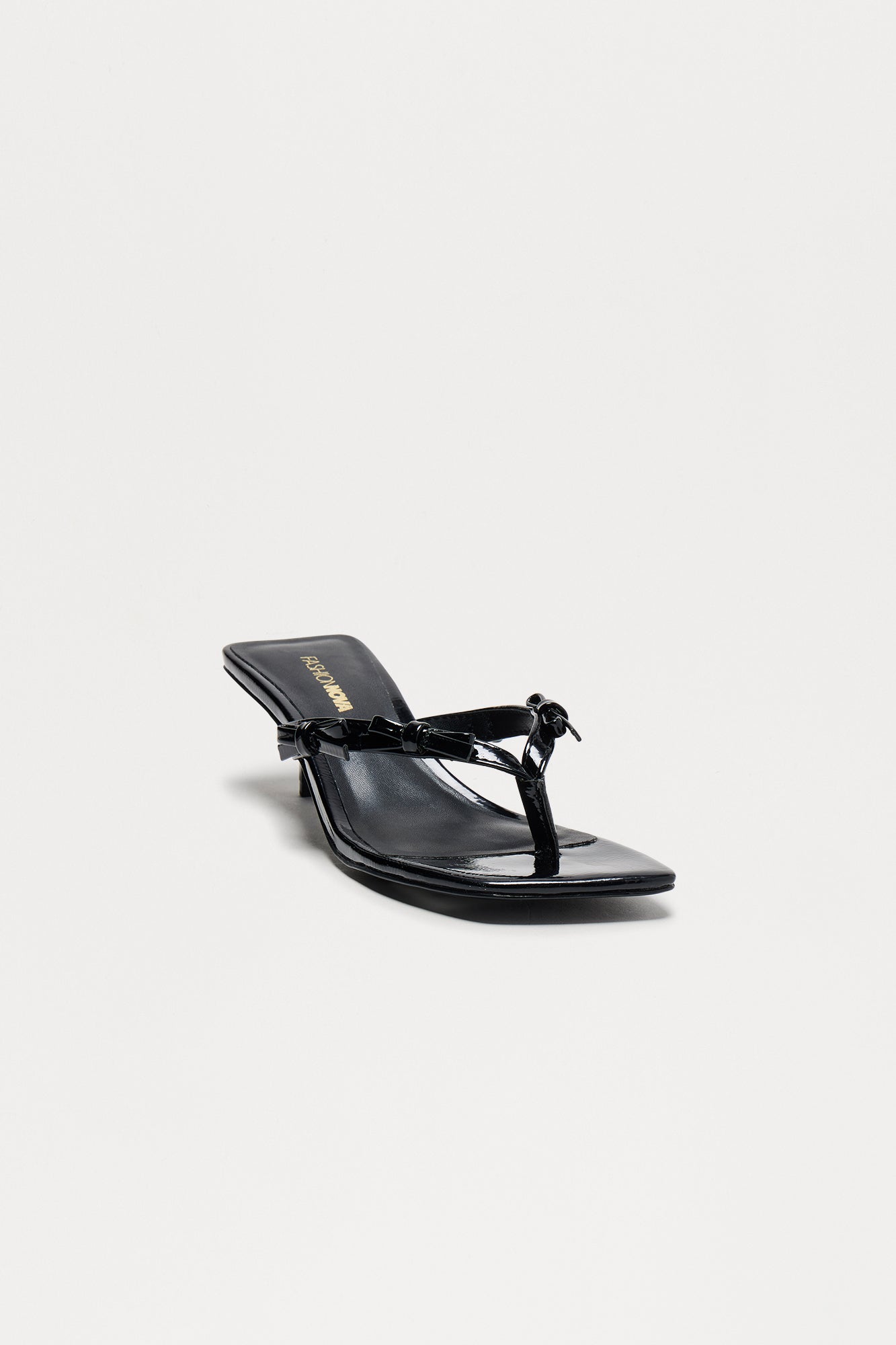 Lev Bow Kitten Heels - Black