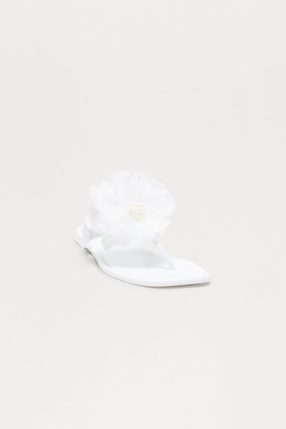 Honey Bee Sandals - White