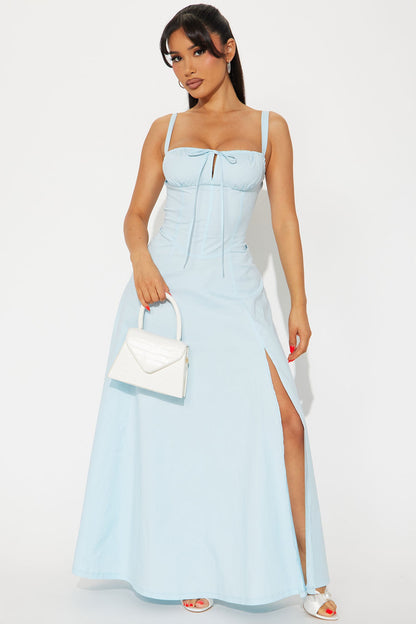 Juniper Maxi Dress - Light Blue