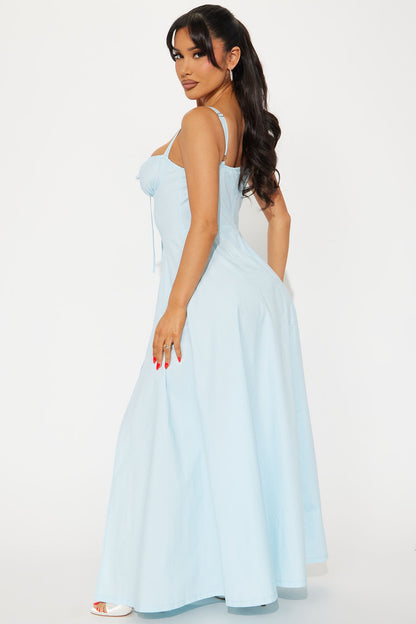 Juniper Maxi Dress - Light Blue