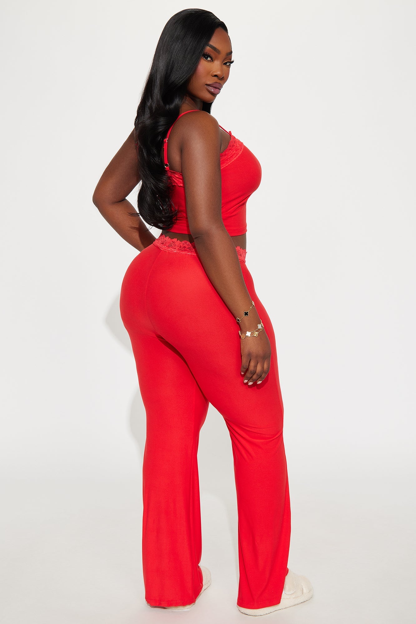 Feeling Dreamy PJ Pant Set - Red