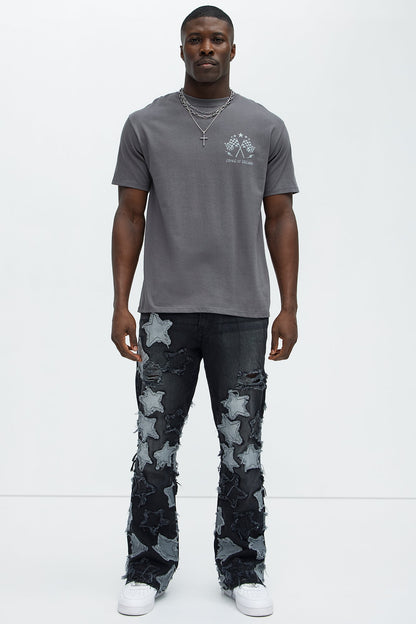 Racing Legends Rise Short Sleeve Tee - Charcoal