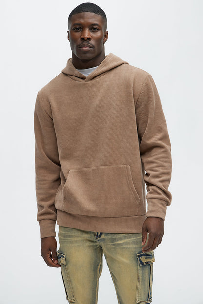 Shaggy Hoodie - LightBrown