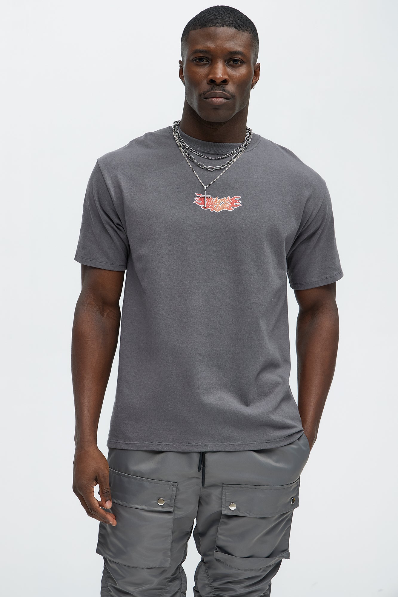 Bikers Club 18th Anniversary Short Sleeve Tee - Charcoal
