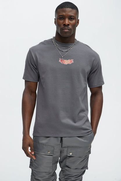 Bikers Club 18th Anniversary Short Sleeve Tee - Charcoal