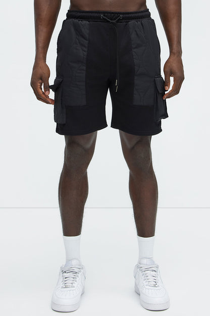 Trail Cargo Sweatshort - Black