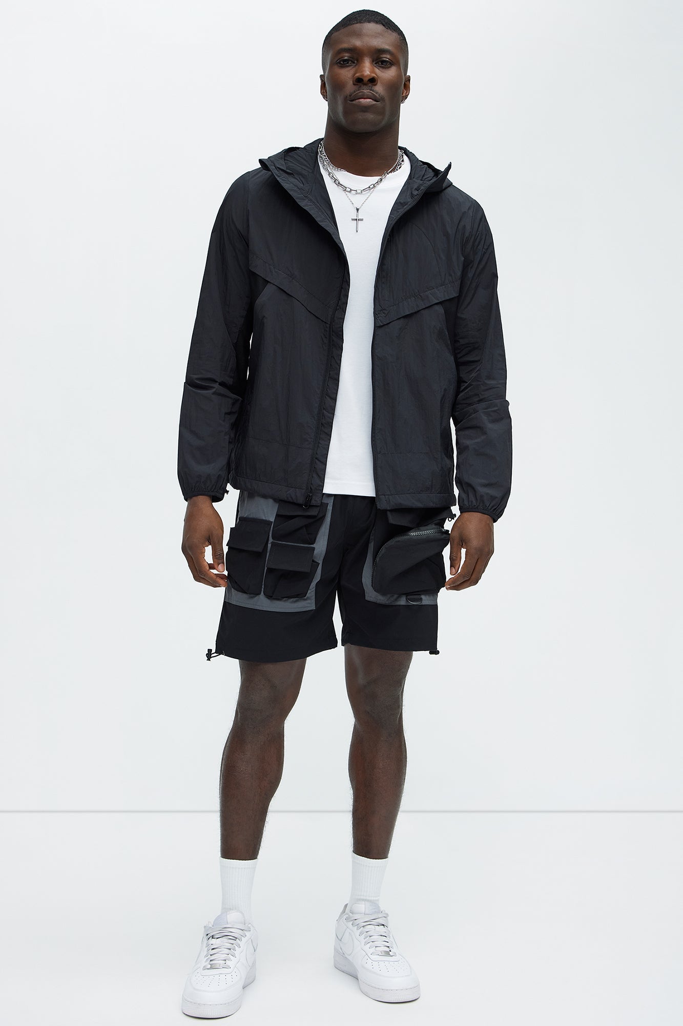 This Way Nylon Utility Short - Black