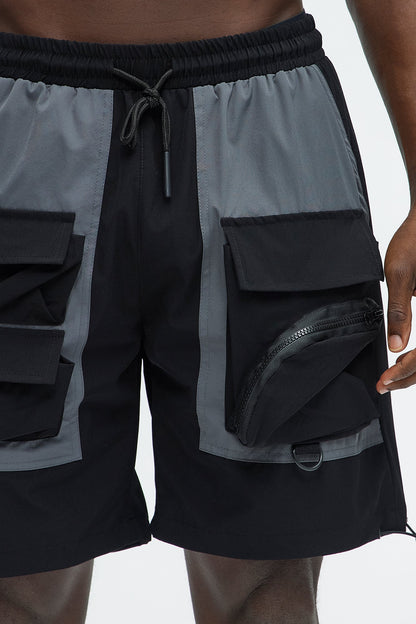This Way Nylon Utility Short - Black
