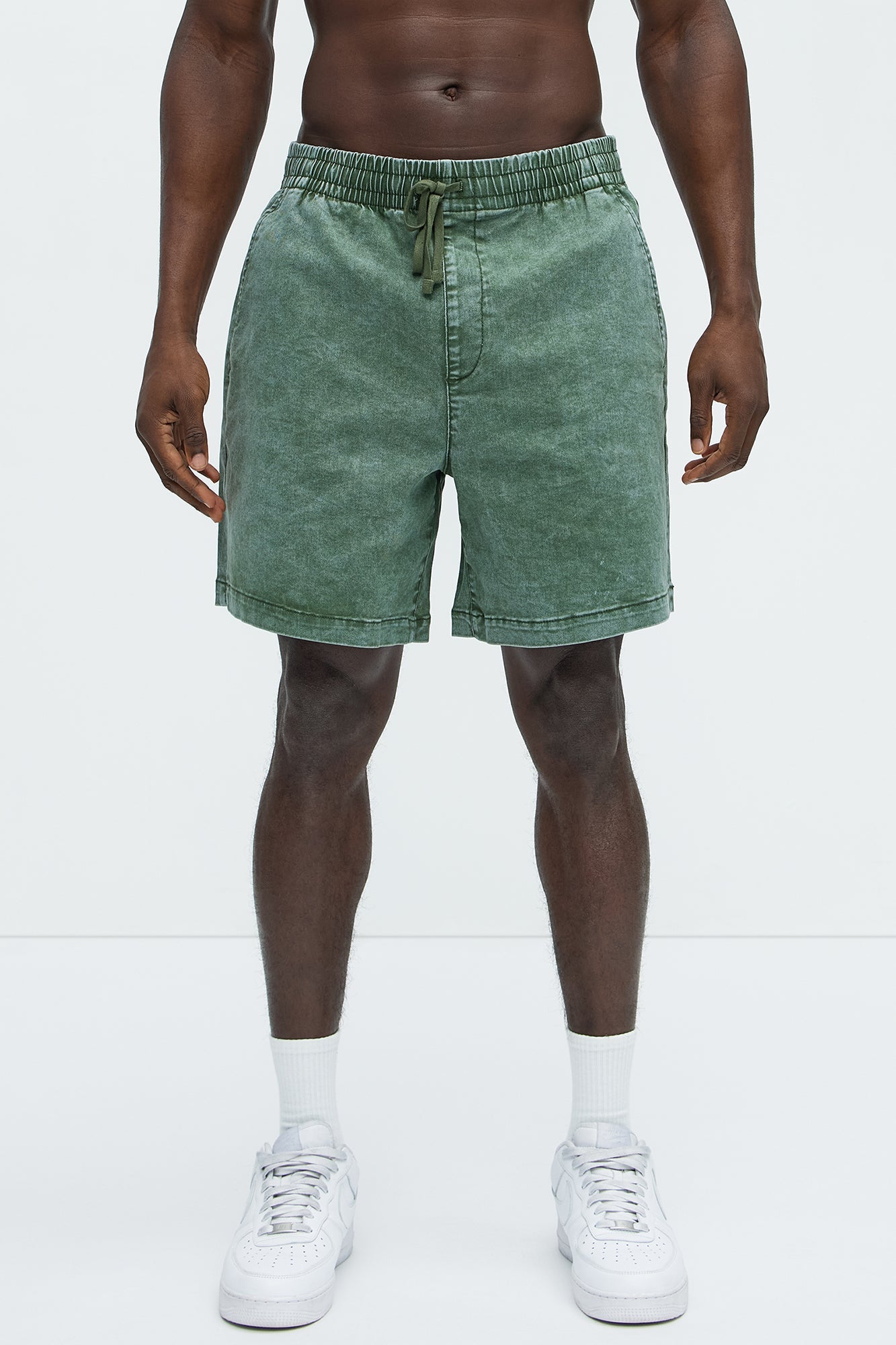 Acidwash Volley Shorts - Green