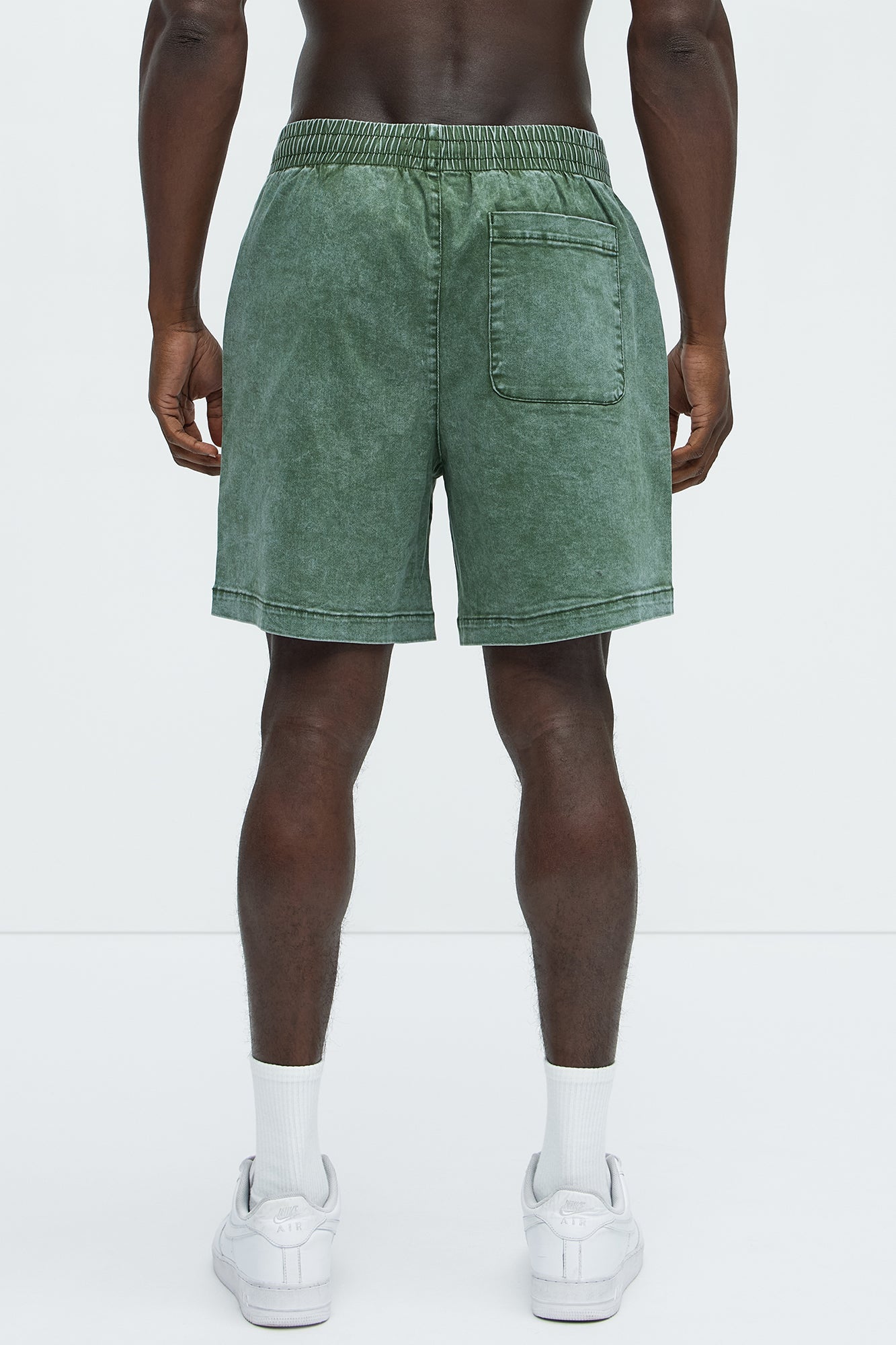 Acidwash Volley Shorts - Green