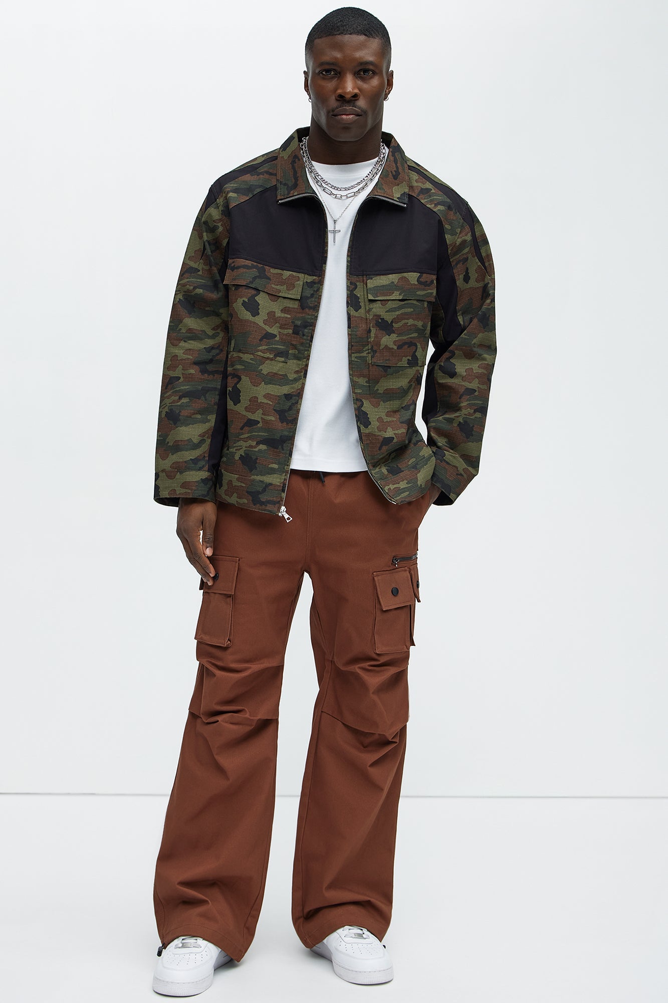 Ripstop Contrast Camo Jacket - Camouflage