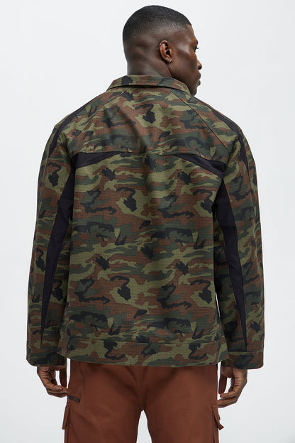 Ripstop Contrast Camo Jacket - Camouflage