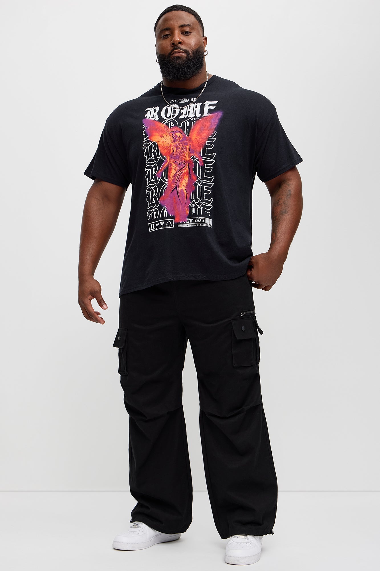Rome Angels Short Sleeve Tee - Black