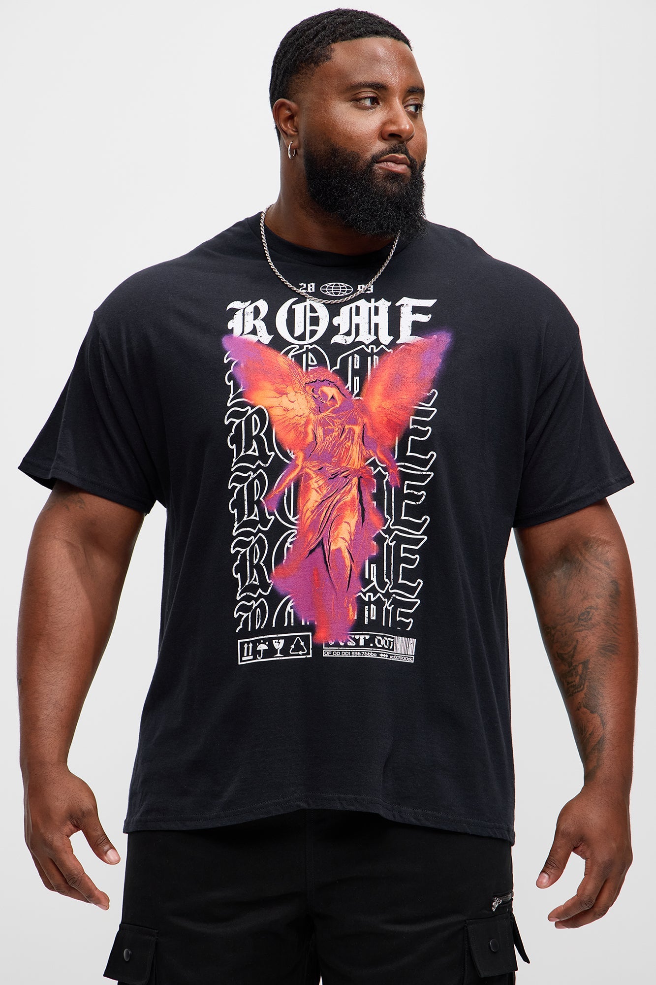 Rome Angels Short Sleeve Tee - Black