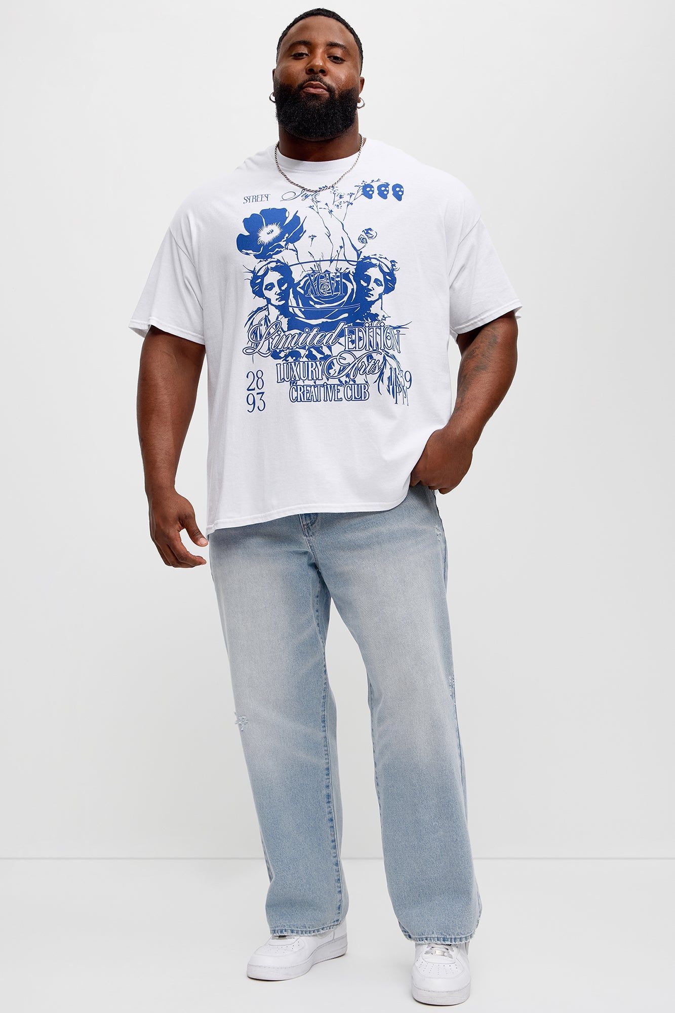 Limited Edition Lux Short Sleeve Tee - White