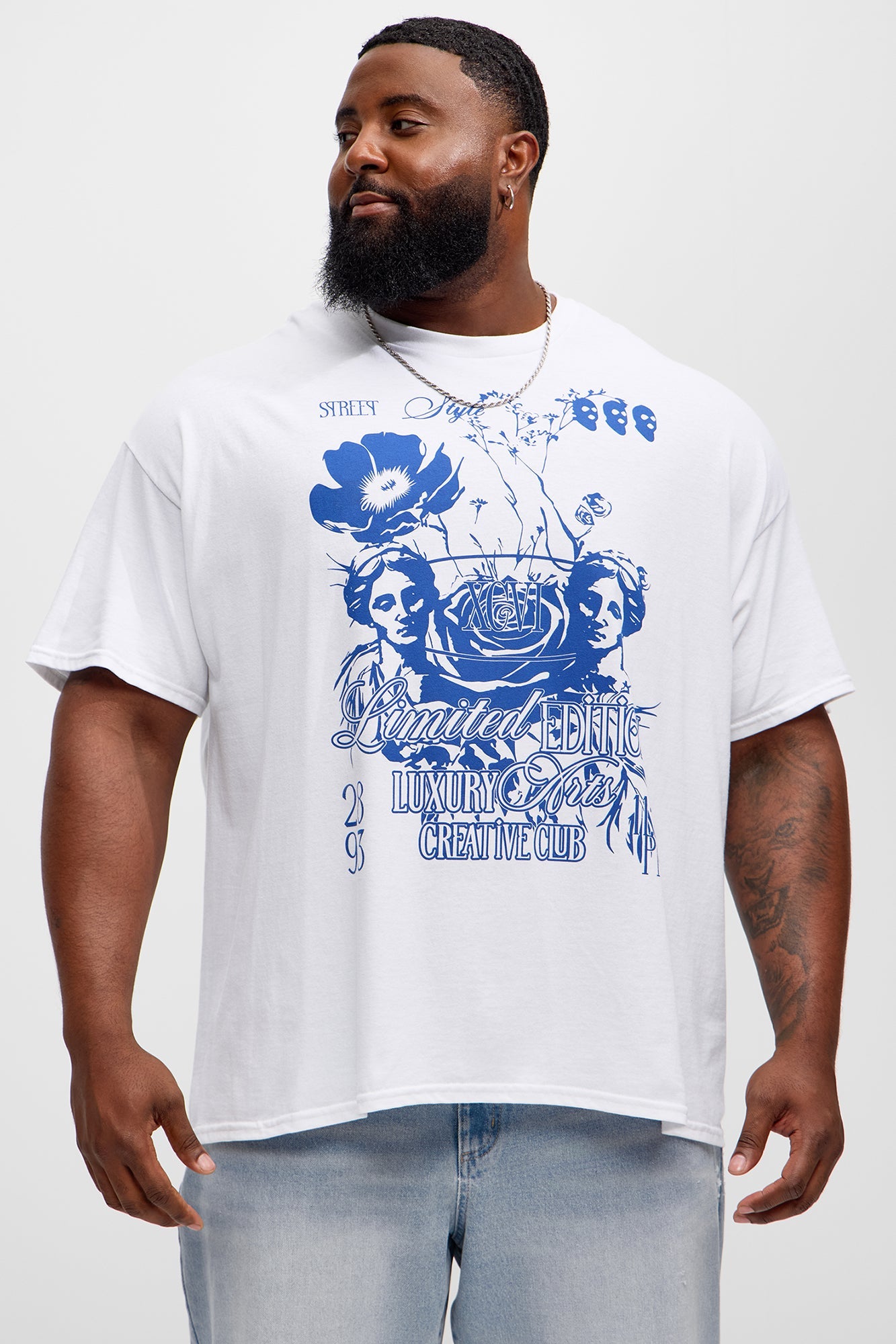 Limited Edition Lux Short Sleeve Tee - White