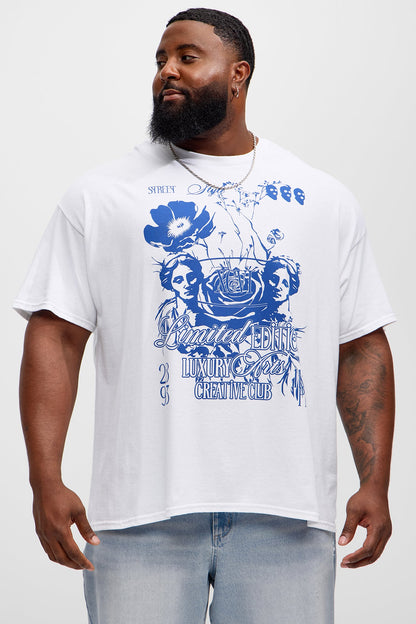 Limited Edition Lux Short Sleeve Tee - White
