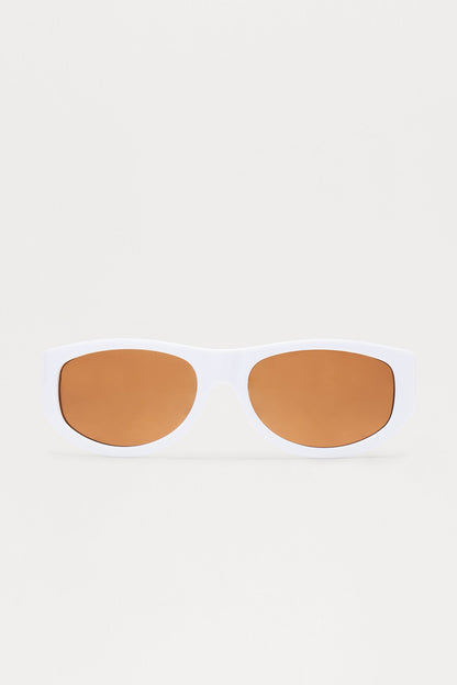 Just Keep Going Sunglasses  - White