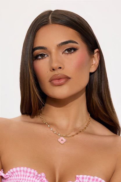 Tami Twinkle Necklace - Pink