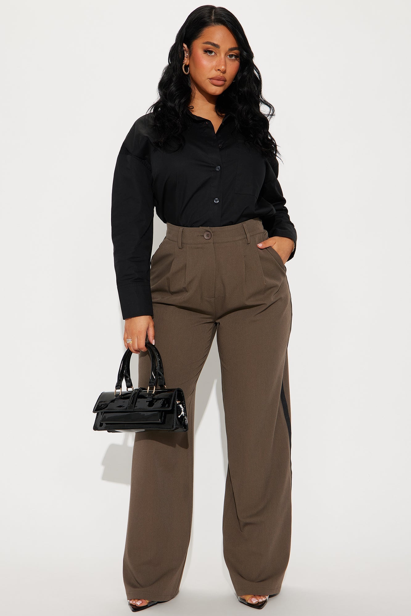 Blissful Day Poplin Shirt - Black