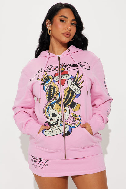 Ed Hardy NYC Skirt Set - Pink