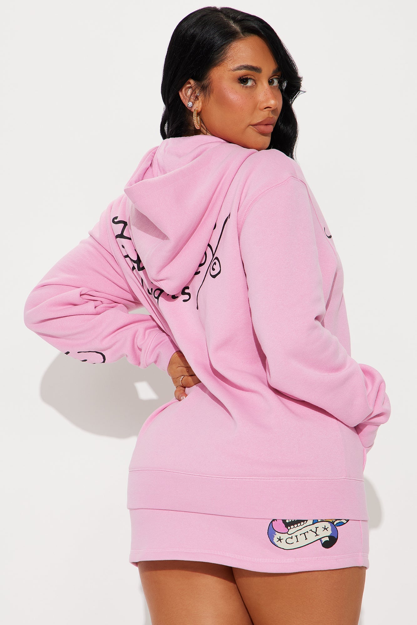 Ed Hardy NYC Skirt Set - Pink