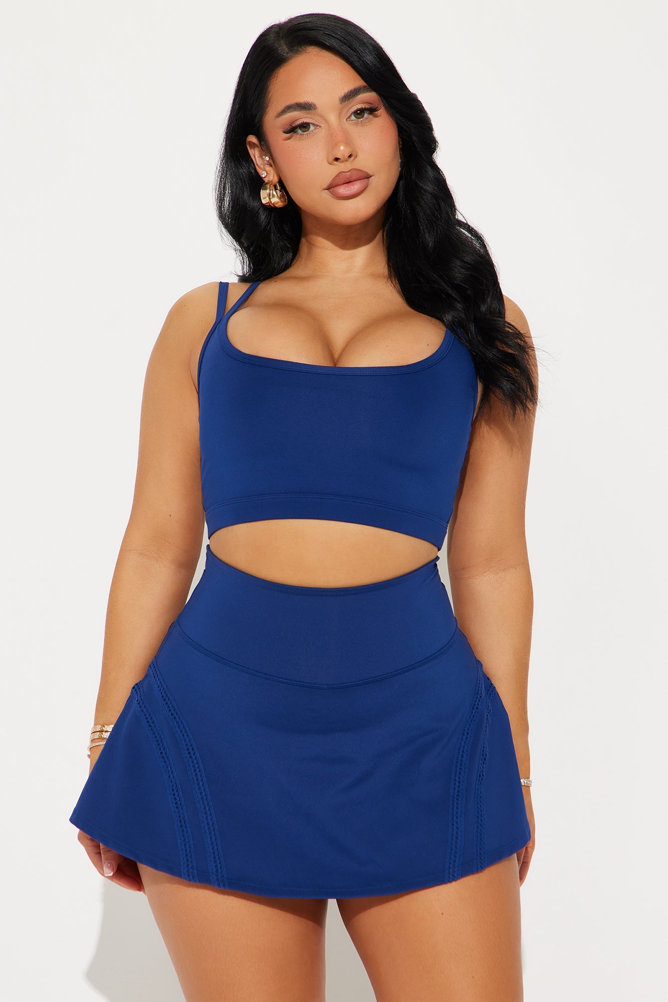 Playing Doubles Elevate Sports Bra - Midnight Blue