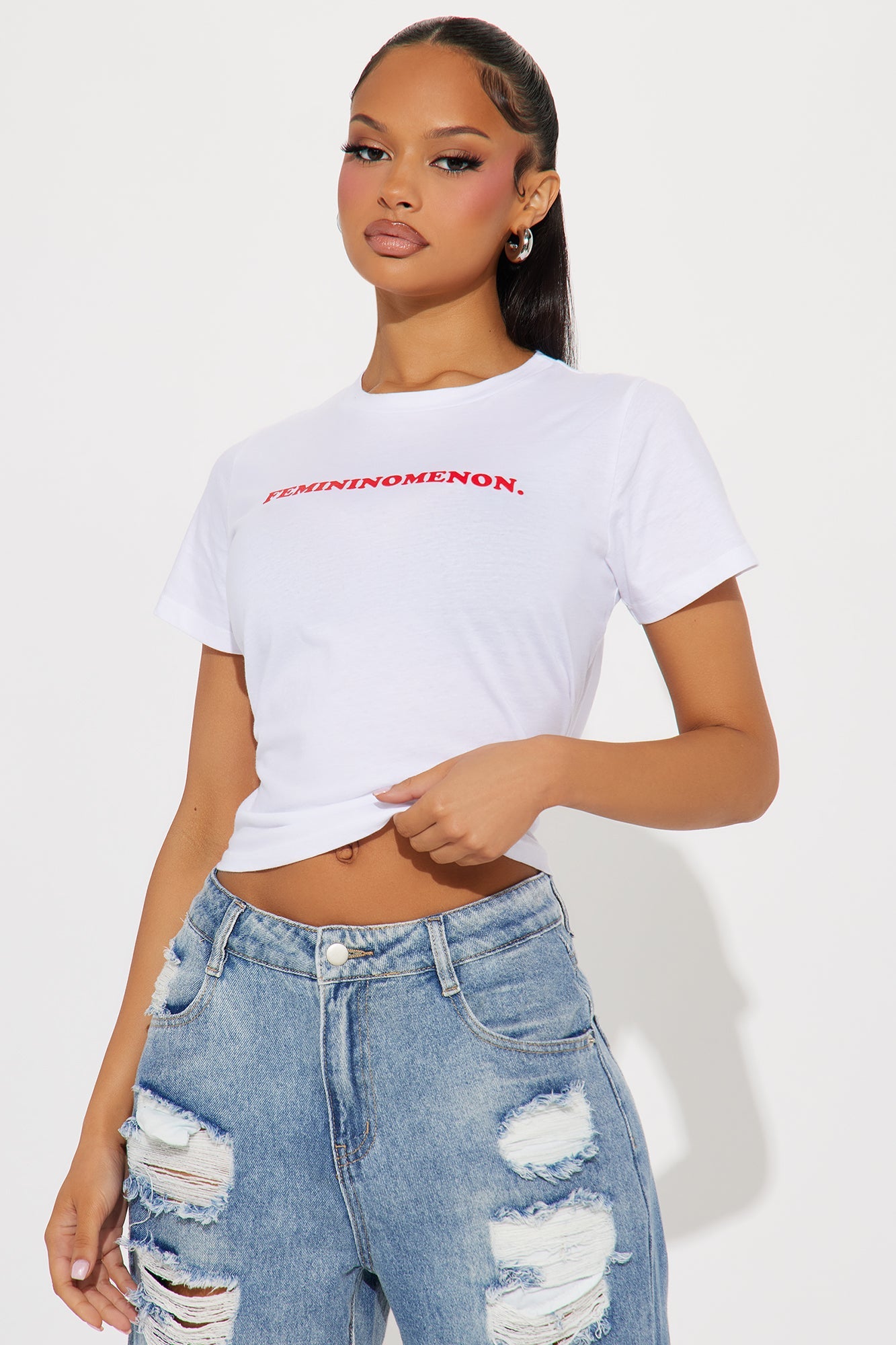 It's A Femininomen Tee - White