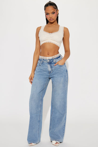 Always Dainty Bralette Top - Sand