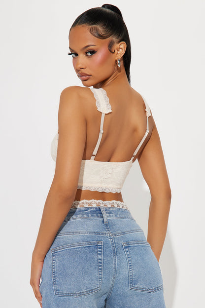 Always Dainty Bralette Top - Sand